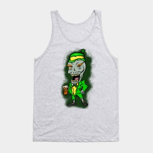 Zombie Leprechaun Tank Top